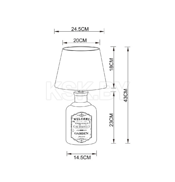 Светильник настольный Arte Lamp ISOLA A4272LT-1GY (A4272LT-1GY) 