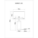 Светильник настольный Arte Lamp MAIA A4036LT-1GO (A4036LT-1GO) 