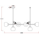 Светильник подвесной Arte Lamp GEMELLI A2150SP-6WG (A2150SP-6WG) 