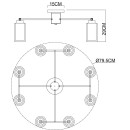 Светильник потолочный Arte Lamp LEO A7027PL-8BK (A7027PL-8BK) 