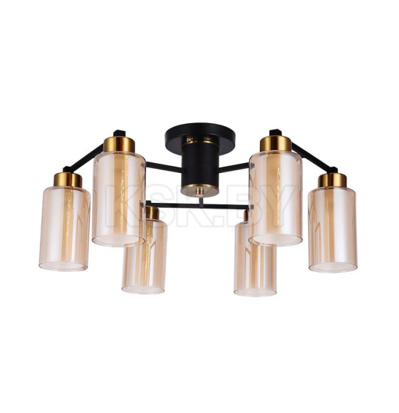 Светильник потолочный Arte Lamp LEO A7027PL-6BK (A7027PL-6BK) 