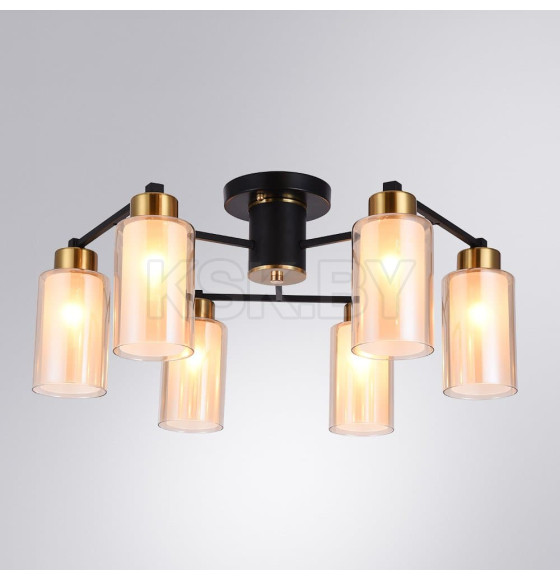 Светильник потолочный Arte Lamp LEO A7027PL-6BK (A7027PL-6BK) 