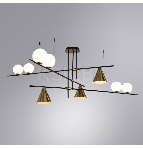 Светильник потолочный Arte Lamp JACOB A7029PL-9BK (A7029PL-9BK) 
