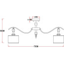 Светильник потолочный Arte Lamp IBIZA A4038PL-8CC (A4038PL-8CC) 