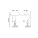 Светильник настольный Arte Lamp BANKER A2493LT-1AB (A2493LT-1AB) 