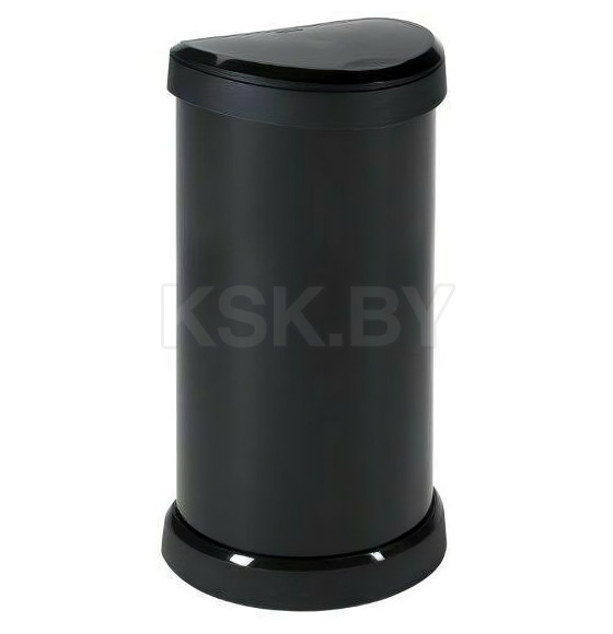 Урна для мусора Deco Push 40л, черный (176455) 
