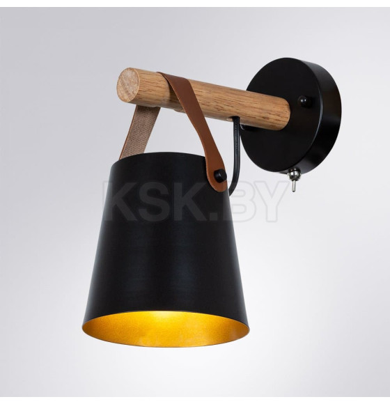 Светильник настенный Arte Lamp THOMAS A7032AP-1BK (A7032AP-1BK) 