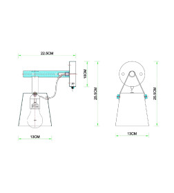 Светильник настенный Arte Lamp THOMAS A7032AP-1WH