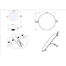 Светильник потолочный Arte Lamp PRIOR 12Вт 4000К A7982PL-1WH (A7982PL-1WH) 