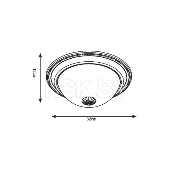 Светильник потолочный Arte Lamp PORCH A1306PL-2AB (A1306PL-2AB) 