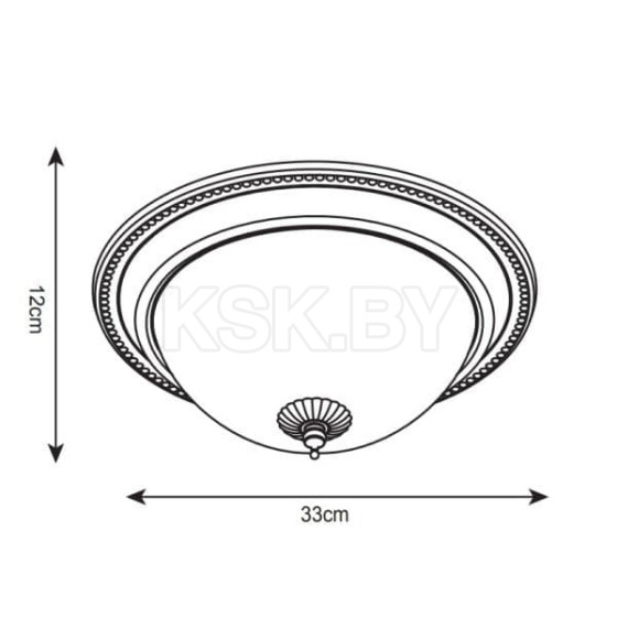 Светильник потолочный Arte Lamp PORCH A1305PL-2AB (A1305PL-2AB) 