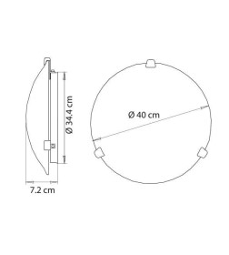 Светильник потолочный Arte Lamp PLAIN A3720PL-3CC 3*E27