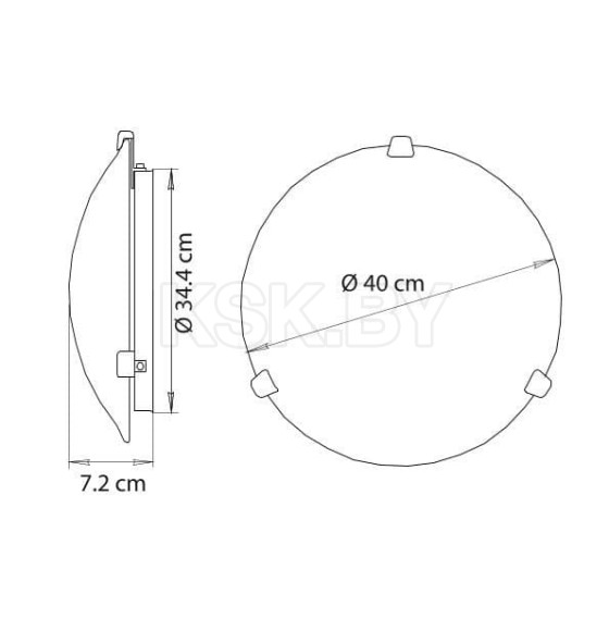 Светильник потолочный Arte Lamp PLAIN A3720PL-3CC 3*E27 (A3720PL-3CC) 