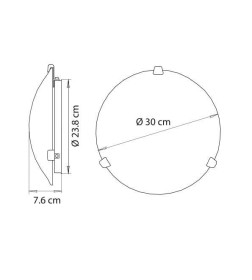 Светильник потолочный Arte Lamp PLAIN A3720PL-2CC