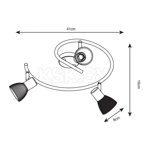 Светильник потолочный Arte Lamp PARRY A5062PL-3AB (A5062PL-3AB) 