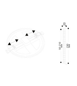 Светильник потолочный 20Вт Arte Lamp MESURA A7976PL-1WH