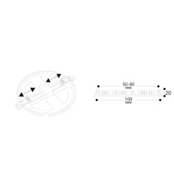 Светильник потолочный 6Вт 4000К Arte Lamp MESURA A7971PL-1WH