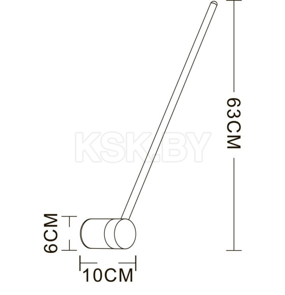 Светильник настенный Arte Lamp POLIS A2027AP-1PB (A2027AP-1PB) 