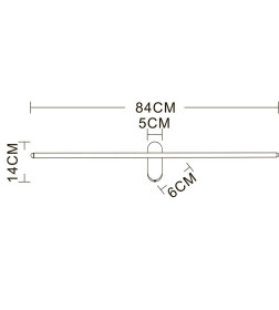 Светильник настенный Arte Lamp PRIMA A2028AP-1PB