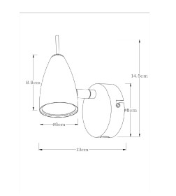 Светильник настенный Arte Lamp REGISTA A1966AP-1GY