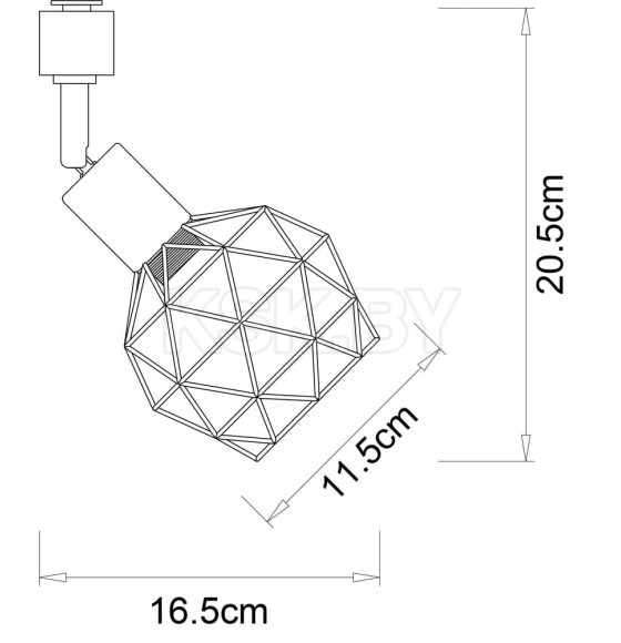 Светильник потолочный Arte Lamp SOSPIRO A6141PL-1GO (A6141PL-1GO) 