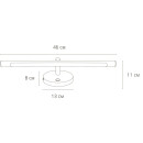 Светильник настенный Arte Lamp RONNIE A8025AP-1PB (A8025AP-1PB) 