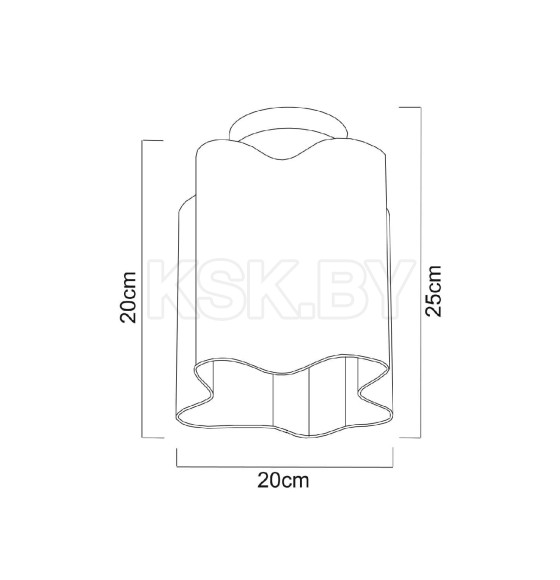 Светильник потолочный Arte Lamp SERENATA A3459PL-1AB (A3459PL-1AB) 