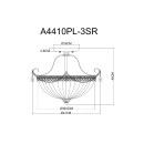 Светильник потолочный Arte Lamp SCHELENBERG A4410PL-3SR (A4410PL-3SR) 