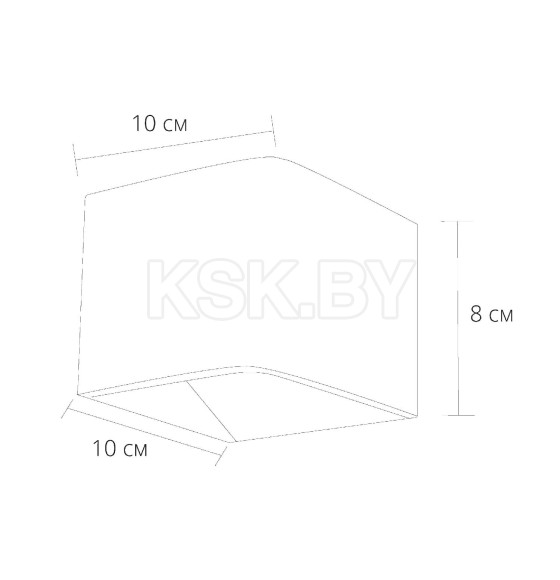 Светильник настенный Arte Lamp SCATOLA A1423AP-1BK (A1423AP-1BK) 