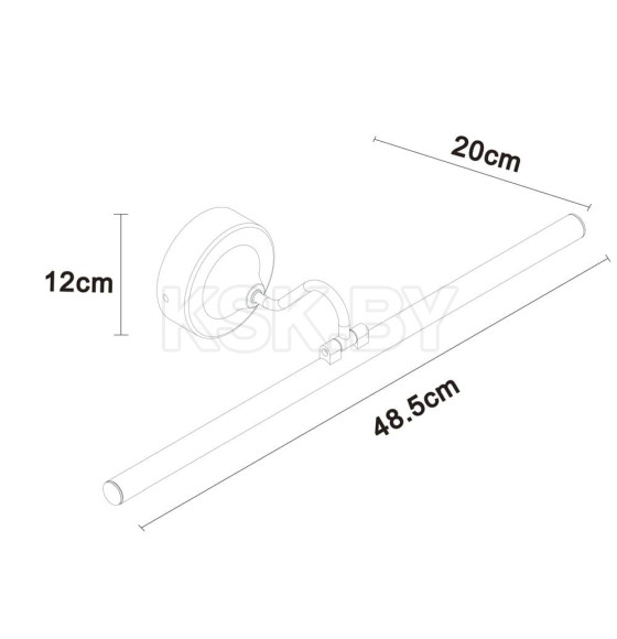 Светильник настенный Arte Lamp SOL A7908AP-1BK (A7908AP-1BK) 