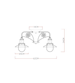 Светильник потолочный Arte Lamp SAILOR A4524PL-3AB