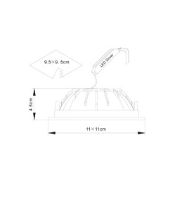 Светильник потолочный Arte Lamp RIFLESSIONE A7408PL-1WH