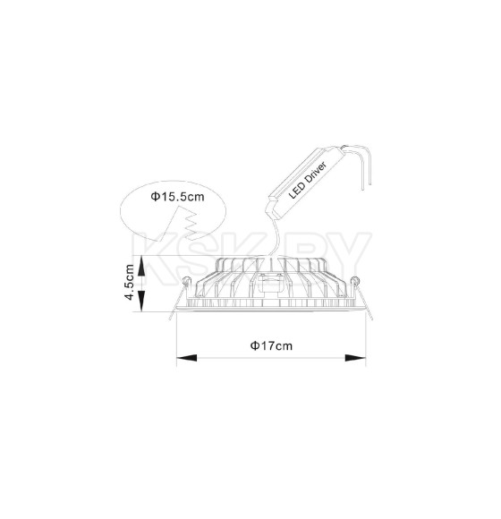 Светильник потолочный Arte Lamp RIFLESSIONE A7016PL-1WH (A7016PL-1WH) 