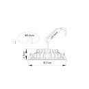 Светильник потолочный Arte Lamp RIFLESSIONE A7008PL-1WH (A7008PL-1WH) 