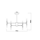 Светильник потолочный Arte Lamp RAMONA A7410PL-24CC (A7410PL-24CC) 