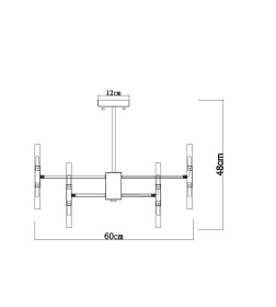 Светильник потолочный Arte Lamp RAMONA A7410PL-24CC