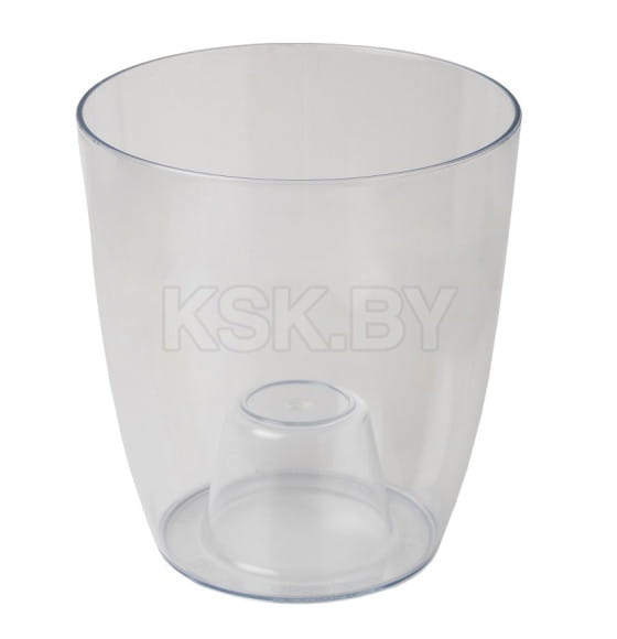 Ваза для орхидей круглая 2,0л 148х162 мм цвет (прозрачный)