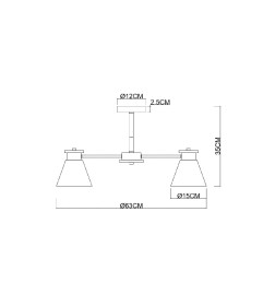 Светильник потолочный Arte Lamp TYLER A1031PL-5WH