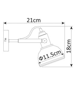 Светильник настенный Arte Lamp MARTIN A5213AP-1WG