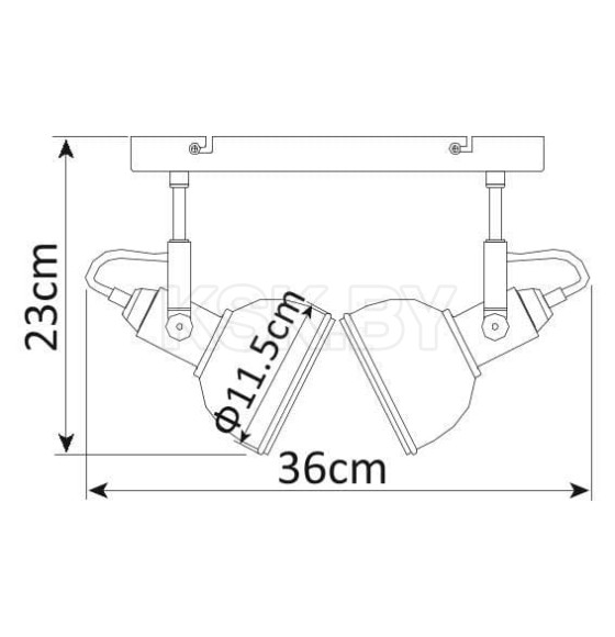 Светильник настенный Arte Lamp MARTIN A5213AP-2BR (A5213AP-2BR) 