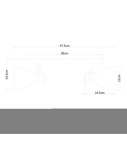 Светильник настенный Arte Lamp MERCOLED A5049AP-2WH