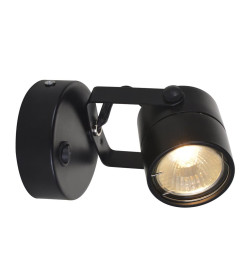 Светильник настенный Arte Lamp MIZAR A1311AP-1BK  GU10