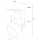 Светильник настенный Arte Lamp MIZAR A1311AP-1BK  GU10 (A1311AP-1BK) 