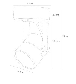 Светильник настенный Arte Lamp MIZAR A1311AP-1WH GU10