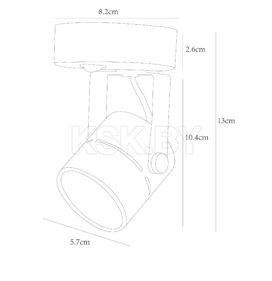 Светильник настенный Arte Lamp MIZAR A1311AP-1WH GU10 (A1311AP-1WH) 