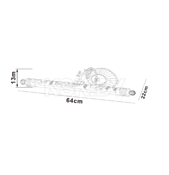 Светильник настенный Arte Lamp NAPOLI A6308AP-1AB (A6308AP-1AB) 