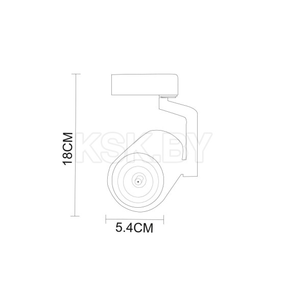 Светильник потолочный Arte Lamp TRACCIA A2310PL-1BK (A2310PL-1BK) 