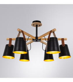 Светильник потолочный Arte Lamp THOMAS A7032PL-6BK