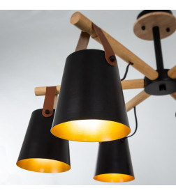 Светильник потолочный Arte Lamp THOMAS A7032PL-6BK