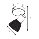 Светильник настенный Arte Lamp PARRY A5062AP-1AB (A5062AP-1AB) 